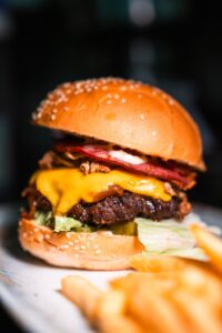 Oyster Mushroom Burger
